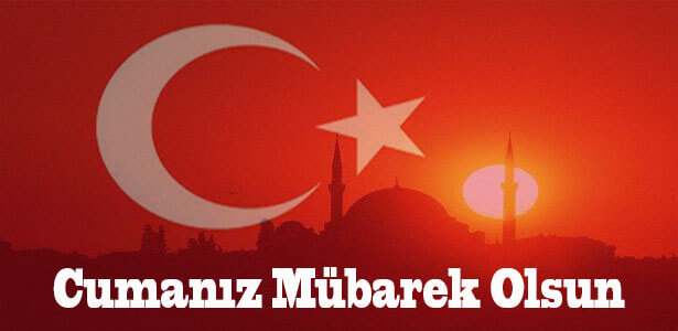 türk bayraklı cuma akşamı mesajları 
